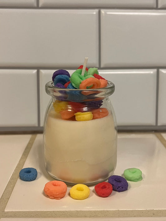 Fruit Loops Cereal Candle - 5 oz.