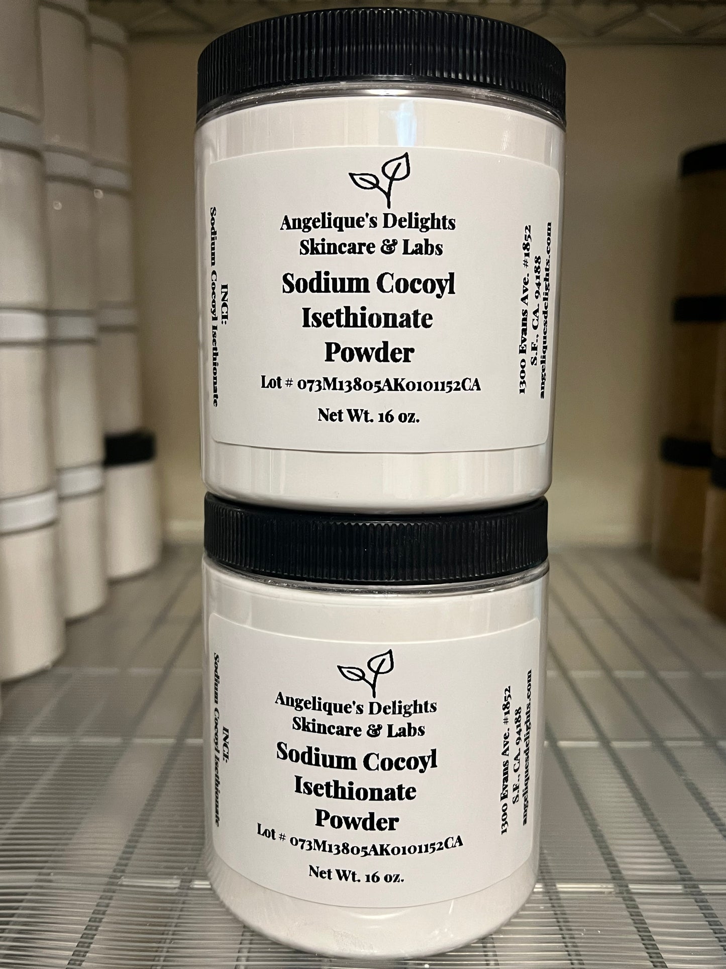 Sodium Cocoyl Isethionate (SCI) Powder - Natural Surfactant - 16 oz.