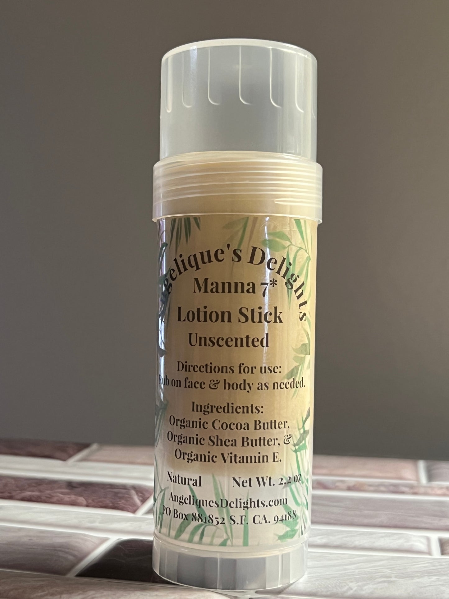 Lotion Sticks - Organic - Cocoa & Shea Butter