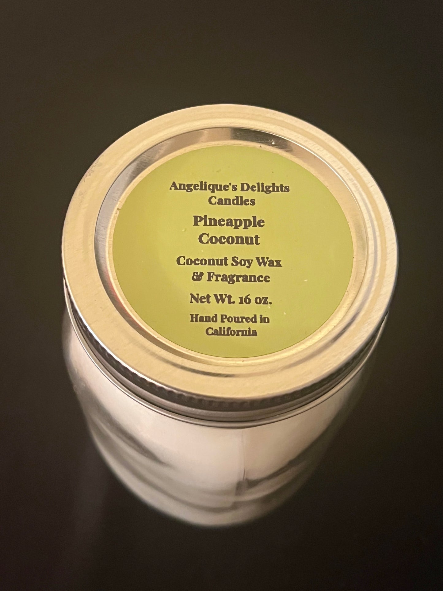 Pina Colada (Pineapple Coconut) Candle - 16 oz.