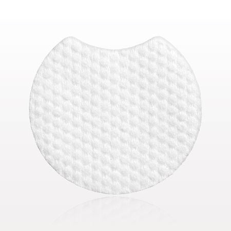 Round Textured Cleansing Pad with Finger Notch