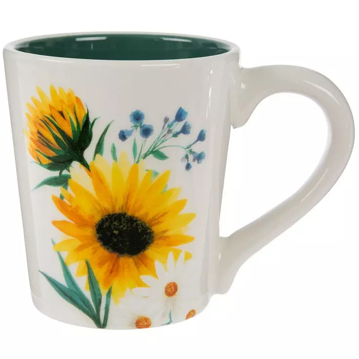 Daisy & Sunflower Mug - 16 oz.