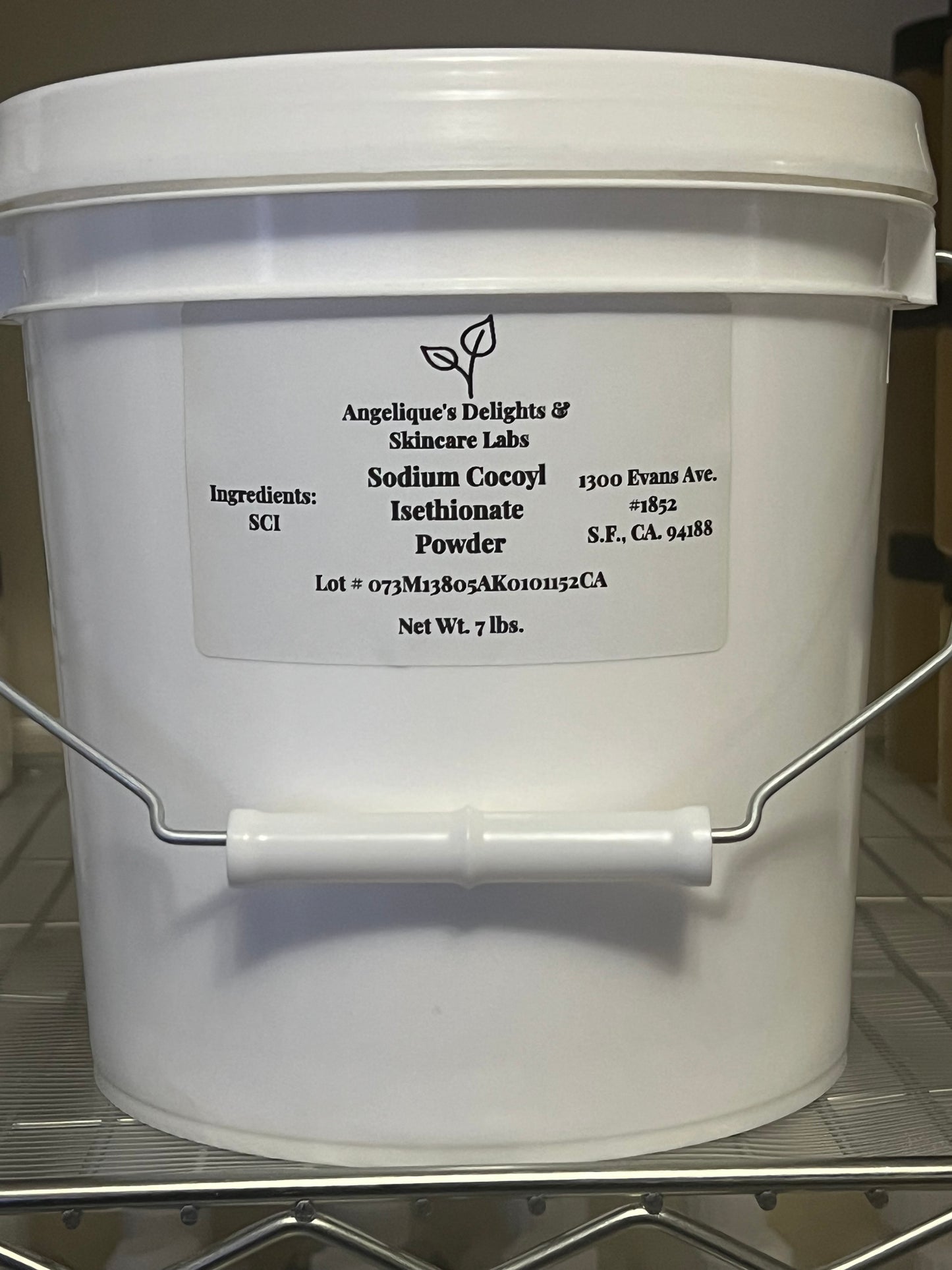 Sodium Cocoyl Isethionate (SCI) Powder - 7 lbs.