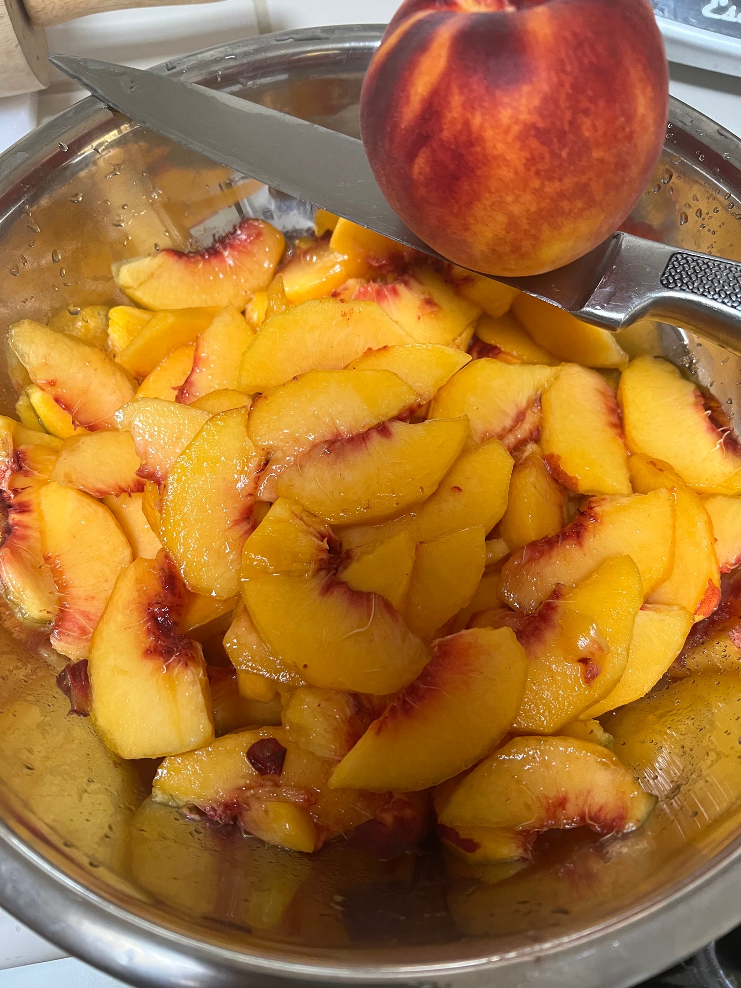 Peach Cobbler Jar - Homemade - Half Pint