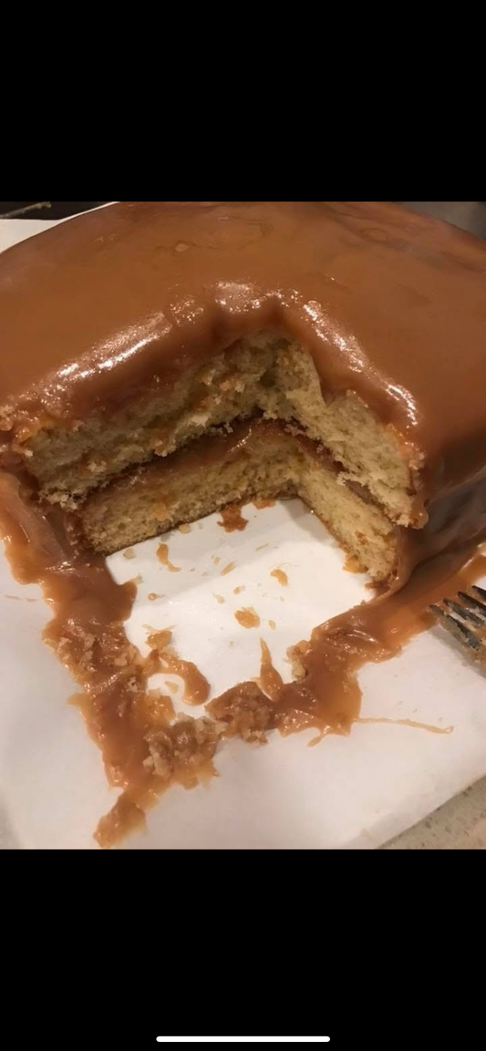 Caramel Cake Jar - 8 oz. - Mason Jar