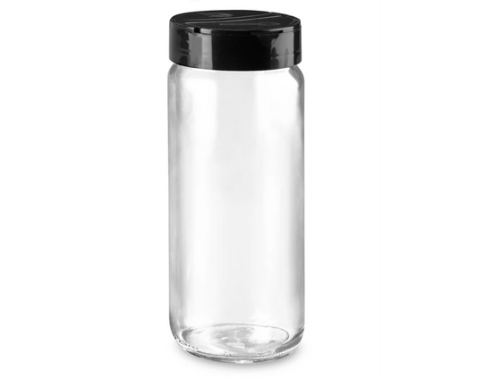 Glass Bath Salts Jar