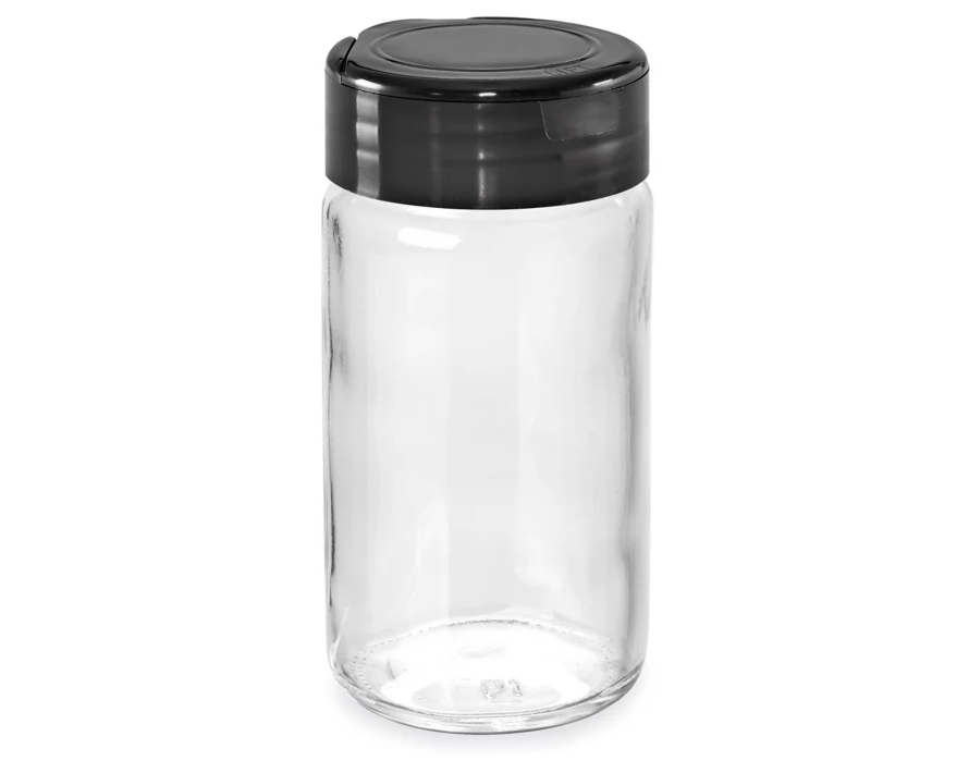 Glass Bath Salts Jar